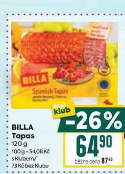 Billa BILLA Tapas 120 g nabídka
