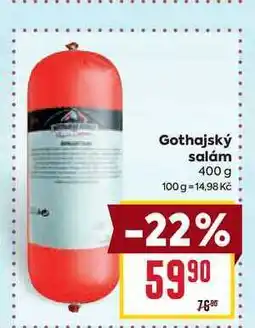 Billa Gothajský salám 400 g nabídka