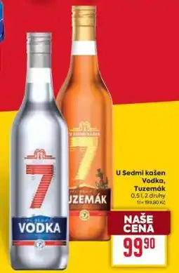 Billa U sedmi Kašen Vodka, Tuzemák nabídka