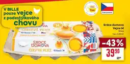 Billa Srdce domova Vejce M 10 ks nabídka
