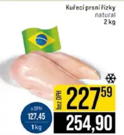 Jip Kuřecí prsní řízky natural 2 kg nabídka