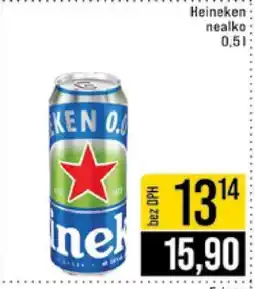 Jip Heineken nealko nabídka