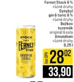 Jip Fernet Stock Bavorák citrus nabídka