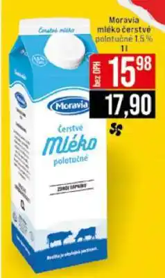 Jip Moravia mléko čerstvé polotučné 1,5 % nabídka