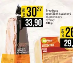 Jip Breadway toustáček kváskový slunečnicový dýňový nabídka