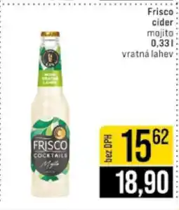Jip Frisco cider mojito nabídka