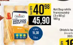 Jip Hot Dog rohlík francouzský nabídka