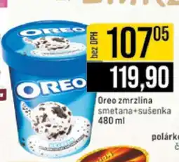 Jip Oreo zmrzlina nabídka