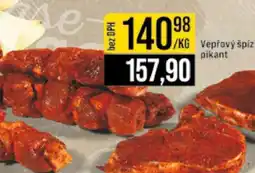 Jip Vepřový špíz pikant nabídka