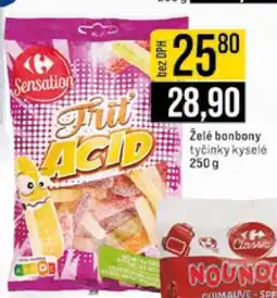 Jip Želé bonbony tyčinky kyselé nabídka