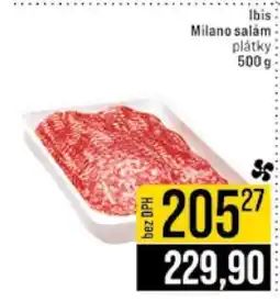 Jip Ibis Milano salám nabídka