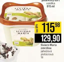 Jip Siviero Maria zmrzlina jahodová pistáciová nabídka