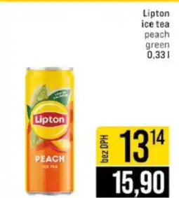 Jip Lipton ice tea peach green 0,33 l nabídka