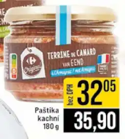 Jip Paštika kachní nabídka