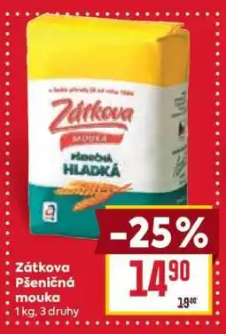 Billa Zátkova Pšeničná mouka nabídka