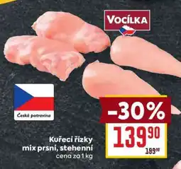 Billa Kuřecí řízky mix prsí, stehenní nabídka