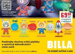 Billa Svítící plyšáci nabídka