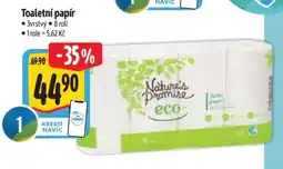 Albert Toaletní papír Nature's Promise eco nabídka