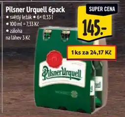 Albert Pilsner Urquell 6pack nabídka