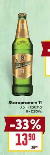 Billa Staropramen 11 0,5l nabídka