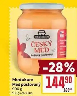 Billa Medokom Med pastovaný 900 g nabídka
