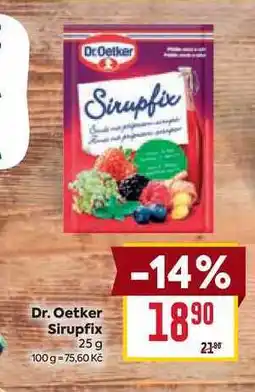 Billa Dr. Oetker Sirupfix 25 g nabídka