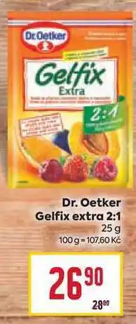 Billa Dr. Oetker Gelfix extra 2:1 25 g nabídka