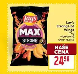 Billa Lay's Strong Hot Wings 55 g nabídka