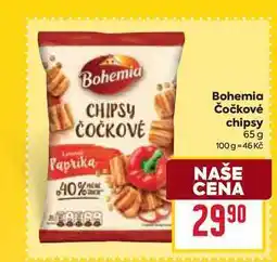Billa Bohemia Čočkové chipsy 65 g nabídka