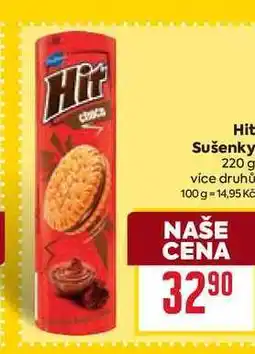 Billa Hit Sušenky 220 g nabídka