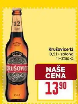 Billa Krušovice 12 0,5l nabídka