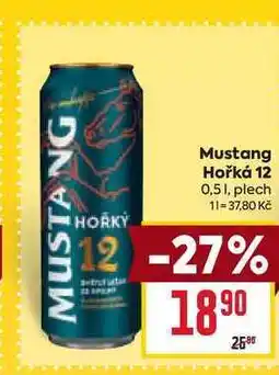 Billa Mustang Hořká 12 0,51, plech nabídka