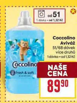 Billa Coccolino Aviváž 51/68 dávek nabídka