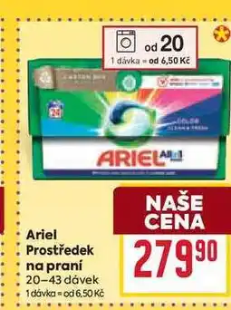 Billa Ariel Prostředek na praní 20-43 dávek nabídka