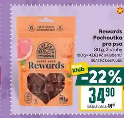 Billa Rewards Pochoutka pro psa 80 g nabídka