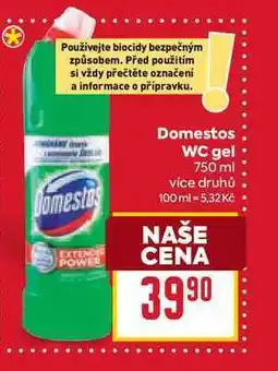 Billa Domestos WC gel 750 ml nabídka