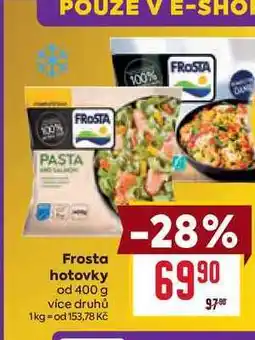 Billa Frosta hotovky od 400 g nabídka