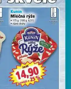 Norma Kunín mléčná rýže nabídka