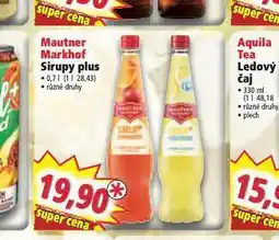 Norma Mautner markhof sirupy plus nabídka