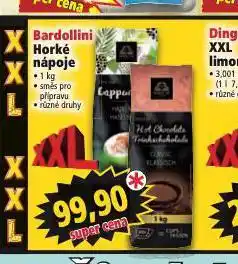 Norma Bardollini horké nápoje nabídka