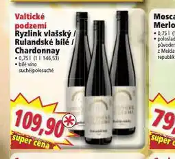 Norma Valtické podzemí chardonnay nabídka