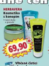 Norma Herbavera kosmetika s konopím nabídka
