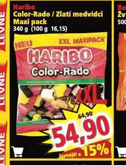 Norma Haribo zlatí medvídci color rado nabídka