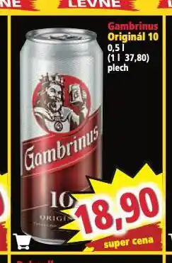 Norma Pivo gambrinus originál 10 nabídka