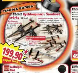 Norma Rychloupínací / šroubové svěrky nabídka
