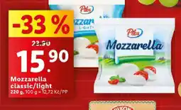 Lidl PILOS Mozzarella classic/light nabídka