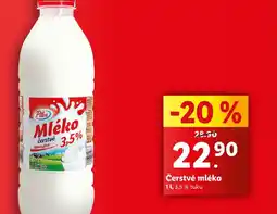 Lidl Pilos Čerstvé mléko nabídka