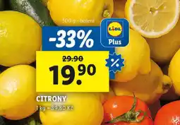 Lidl Citrony nabídka