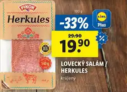 Lidl PIKOK Lovecký salám/ herkules nabídka