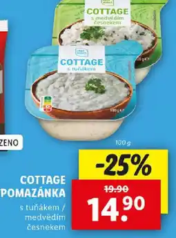 Lidl Cottage pomazánka nabídka